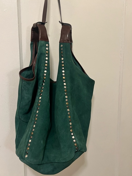 Old Trend Handbags - Old Trend New Vintage Leather Rose Valley Hobo Bag Kale